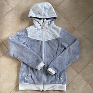 The North Face hooded fleece jacket in size XS